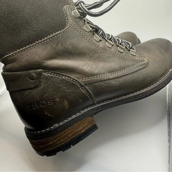 Taos Ringer Boots Women’s Size 6-6.5 Leather Combat Hiking Outdoors Lined - Picture 5 of 12